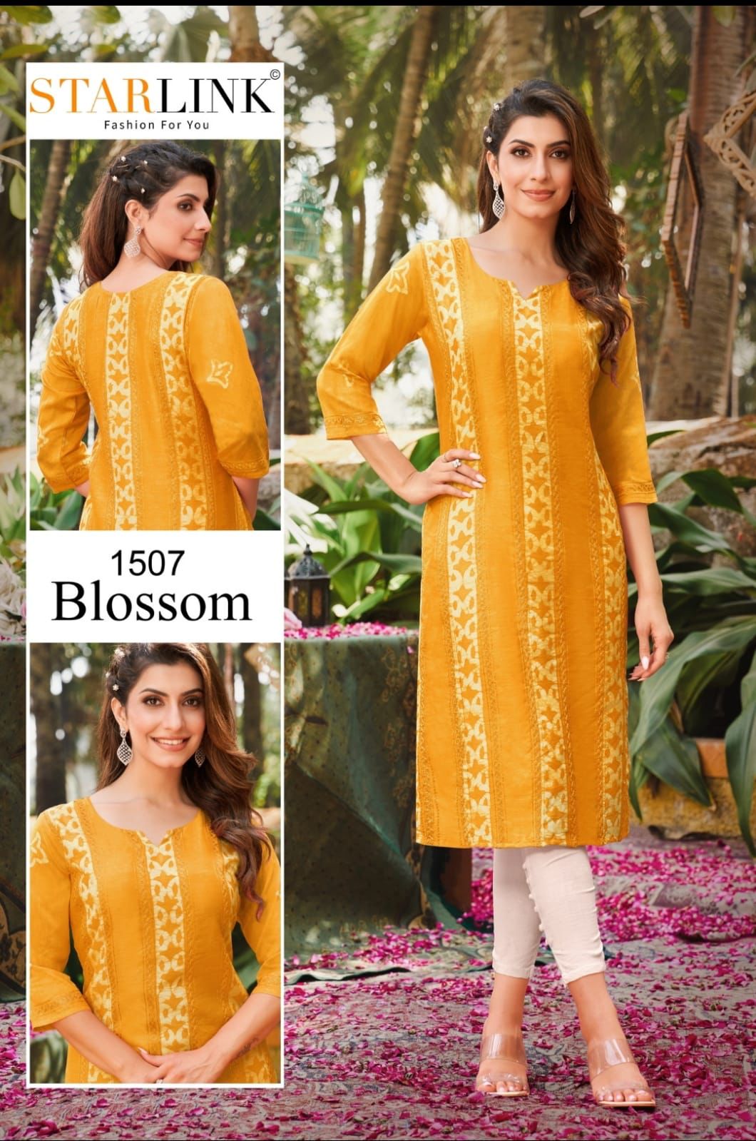 Starlink Blossom Regular Wear Wholesale Printed Kurtis Catalog